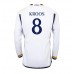 Real Madrid Toni Kroos #8 Kopio Koti Pelipaita 2023-24 Pitkät Hihat